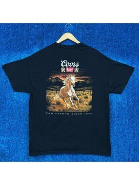 Coors Mountain Beer T-Shirt Size Large